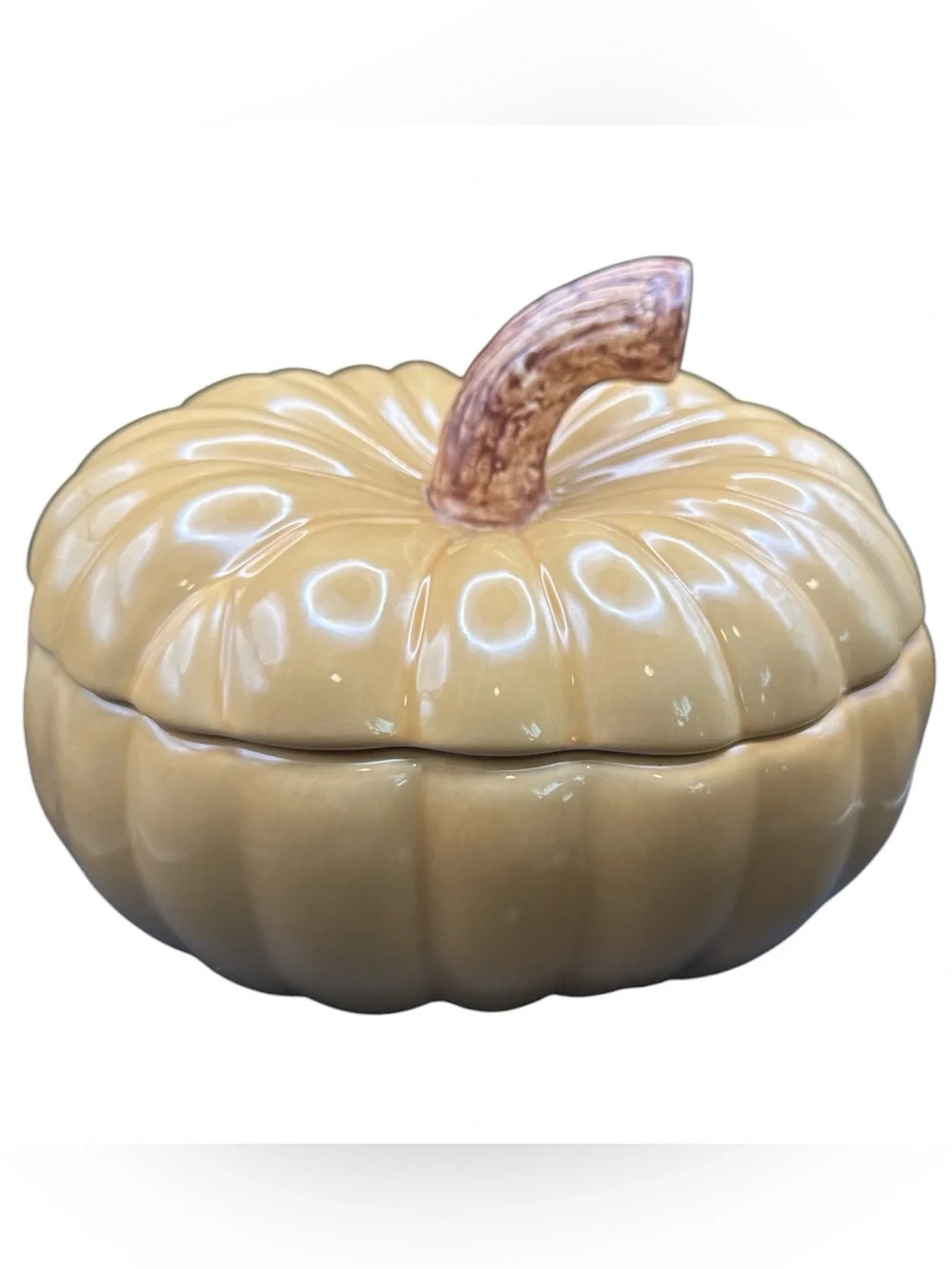Vintage Williams Sonoma Ceramic Pumpkin Soup Tureen